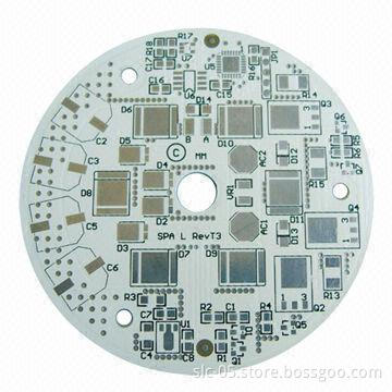 Double-sided Aluminum PCBs with HASL LF Surface Finish and White Solder Mask